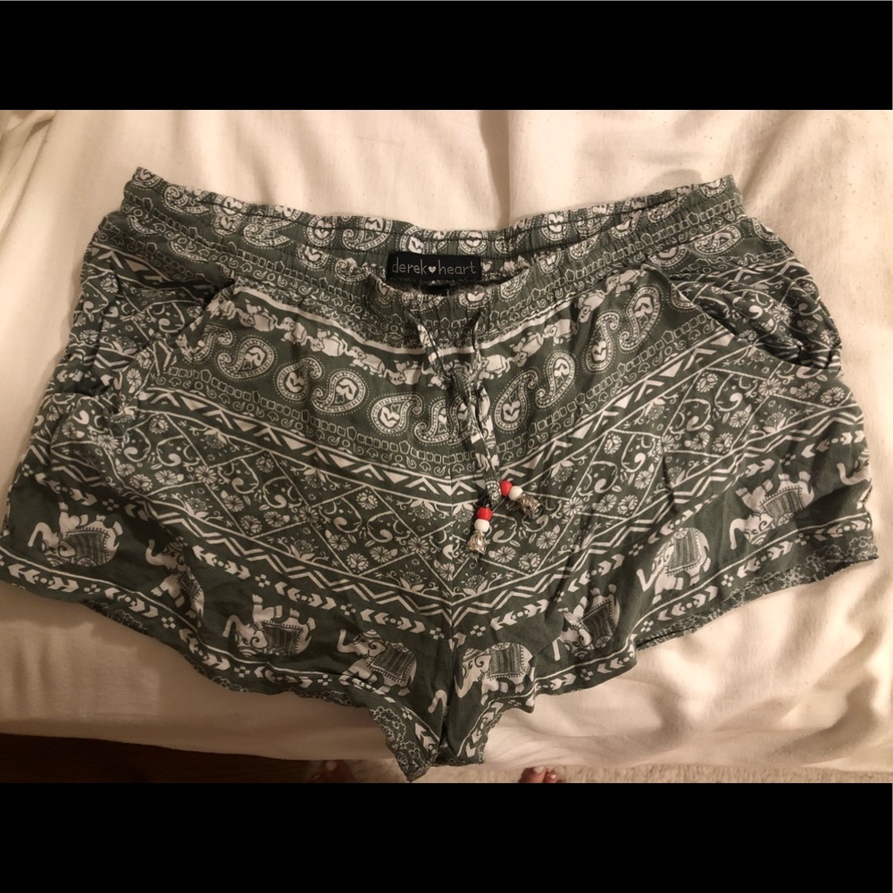 Boho Elephant Shorts